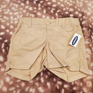 NEW Old Navy Khaki Shorts, Chinos, 5T Unisex, School Uniform